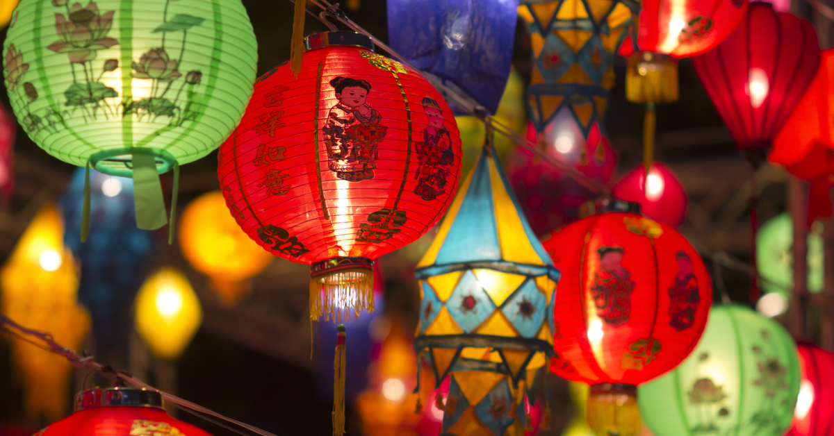 Festeggiare con le decorazioni cinesi